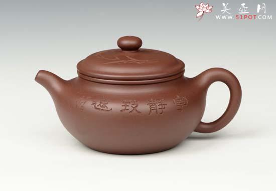 紫砂壶图片：扁仿古 - 美壶网