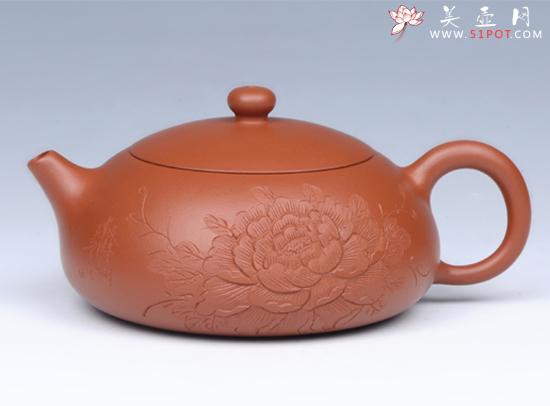 紫砂壶图片：扁西施 - 美壶网