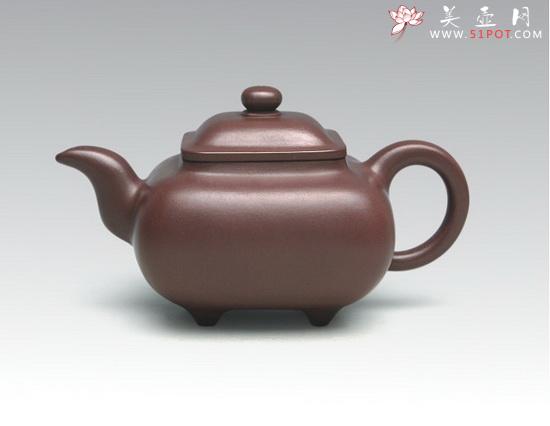 紫砂壶图片：四方传炉 - 美壶网