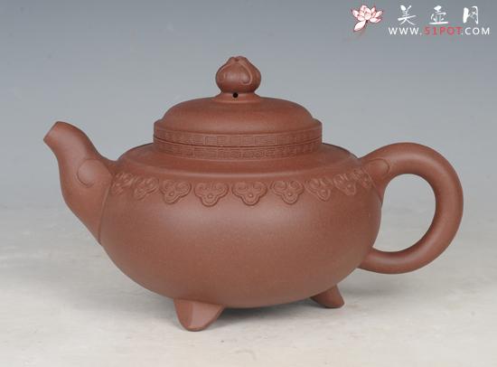 紫砂壶图片：云肩如意 - 美壶网