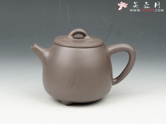 紫砂壶图片：高石瓢 350cc 原矿高温青段 - 美壶网