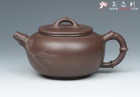 紫砂壶图片：仿古竹 - 美壶网