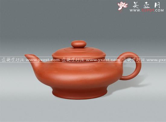 紫砂壶图片：虚扁 - 美壶网