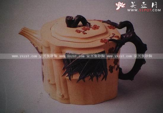 紫砂壶图片：四君子壶 - 美壶网