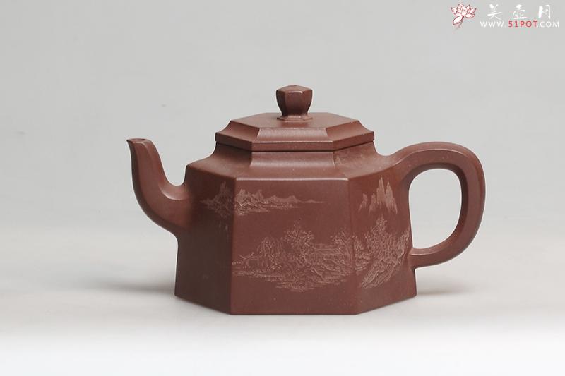 紫砂壶图片：六方井栏 - 美壶网