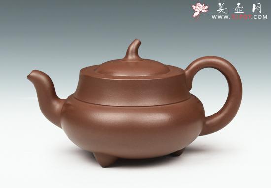 紫砂壶图片：三足北瓜 - 美壶网