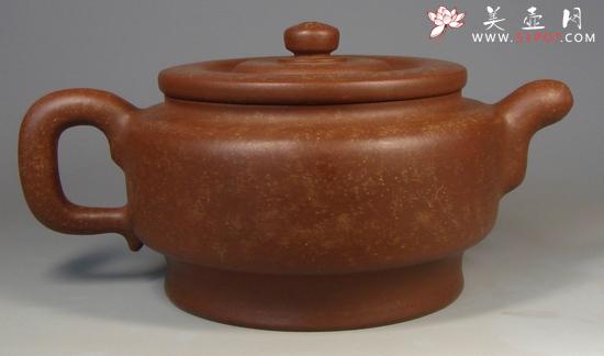紫砂壶图片：金砂乾隆锦丰壶 - 美壶网