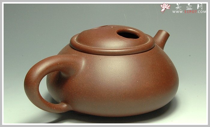 紫砂壶图片：牛盖石瓢 - 美壶网
