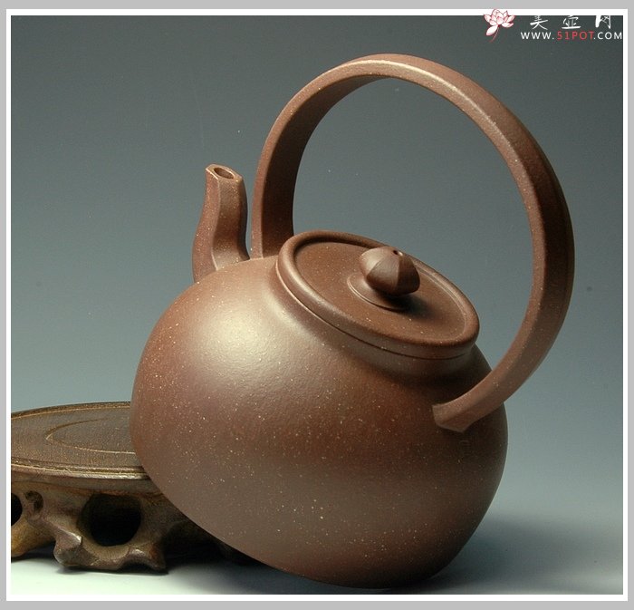 紫砂壶图片：大彬提梁 - 美壶网