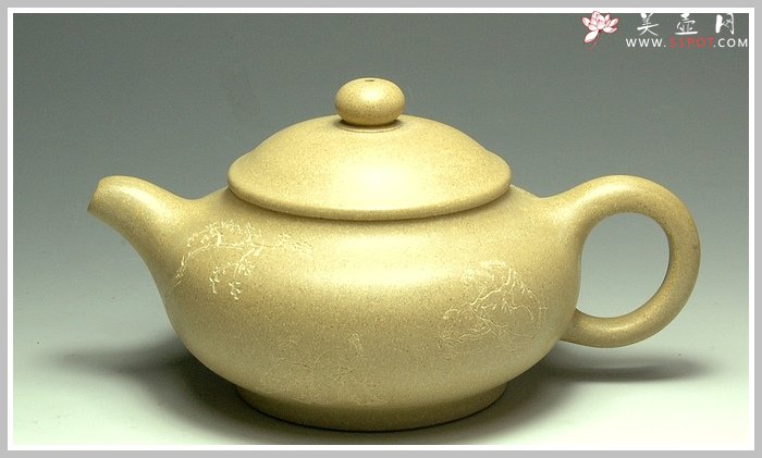 紫砂壶图片：矮潘壶 - 美壶网
