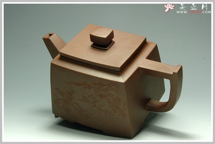 紫砂壶图片：低四方 - 美壶网