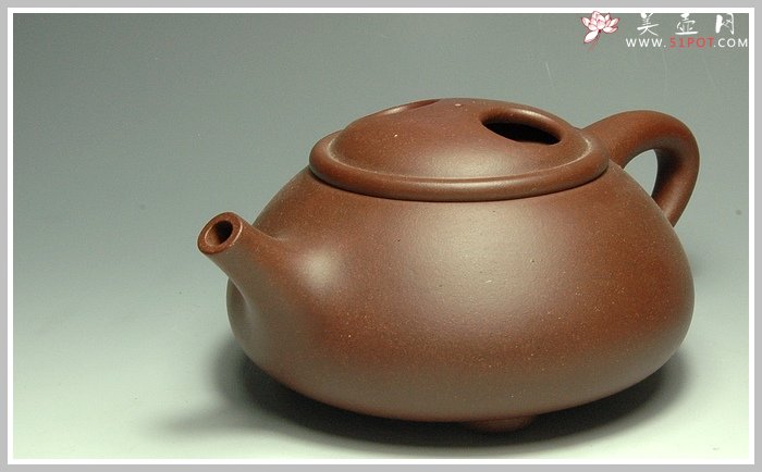 紫砂壶图片：牛盖石瓢 - 美壶网