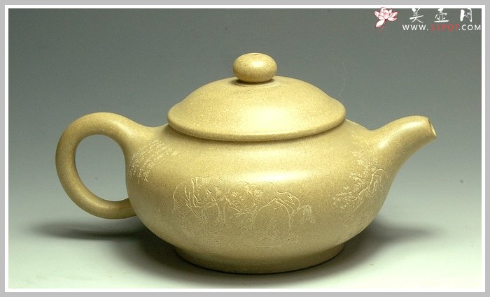 紫砂壶图片：矮潘壶 - 美壶网