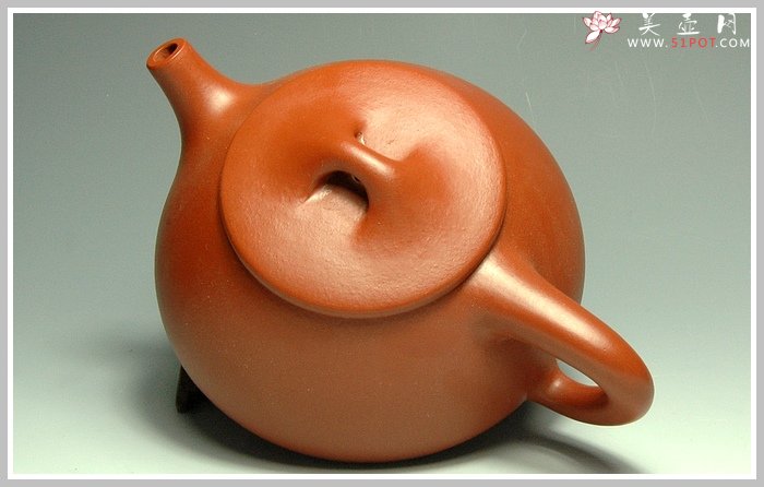 紫砂壶图片：朱泥石瓢 - 美壶网