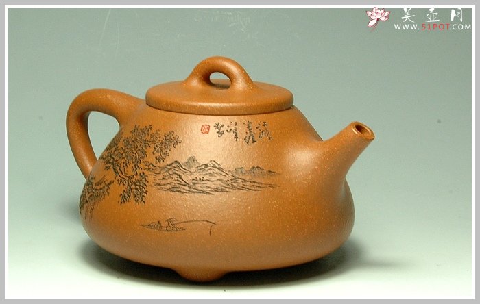 紫砂壶图片：子冶石瓢 - 美壶网