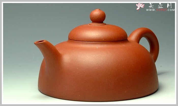 紫砂壶图片：红泥半月 - 美壶网