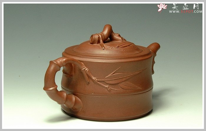 紫砂壶图片：小竹段 - 美壶网