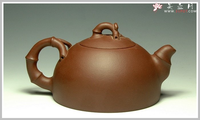 紫砂壶图片：半月竹 - 美壶网