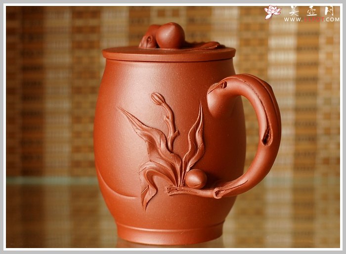 紫砂壶图片：寿桃杯 - 美壶网