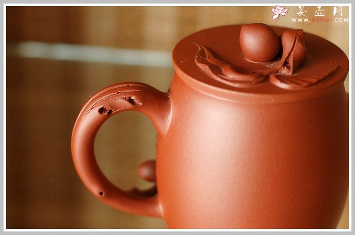 紫砂壶图片：寿桃杯 - 美壶网