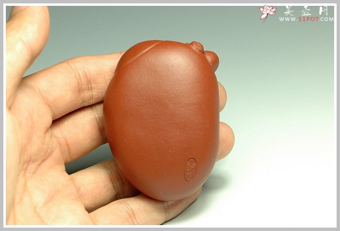 紫砂壶图片：手把件寿星 - 美壶网