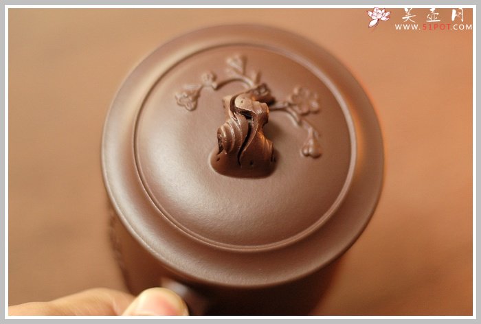 紫砂壶图片：梅花杯 高档盖杯 - 美壶网