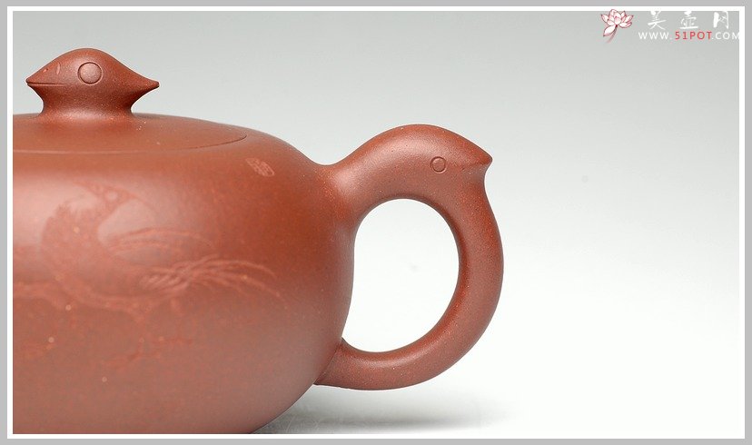 紫砂壶图片：范小君刻 飞 - 美壶网