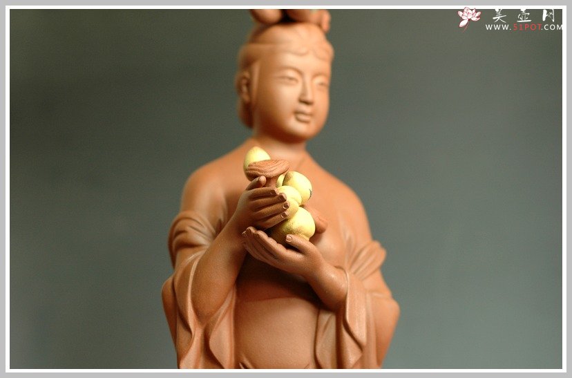 紫砂壶图片：新作麻姑献寿 - 美壶网