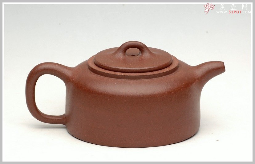 紫砂壶图片：全手紫泥井栏-古味 - 美壶网