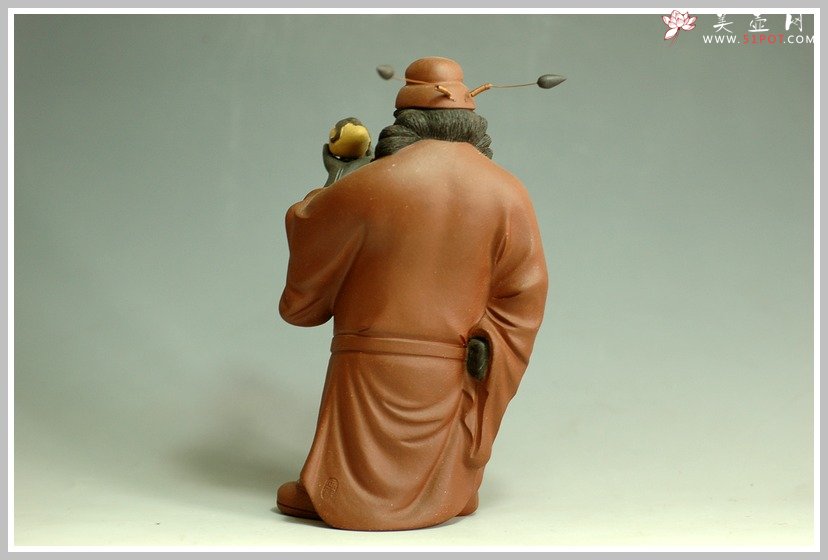 紫砂壶图片：钟馗引福 - 美壶网