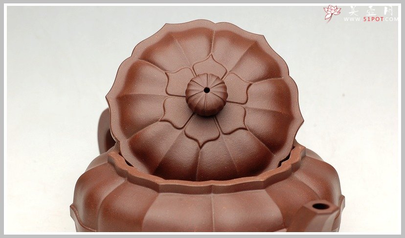 紫砂壶图片：求道之菱韵莲花 - 美壶网