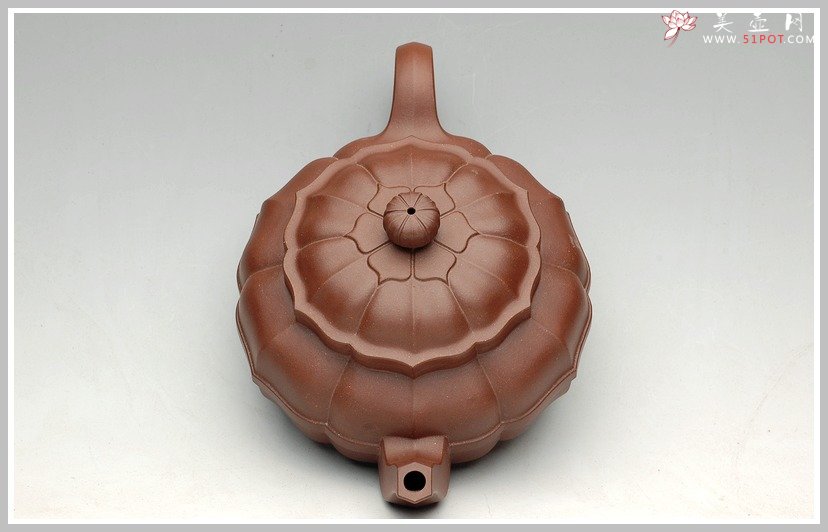 紫砂壶图片：求道之菱韵莲花 - 美壶网