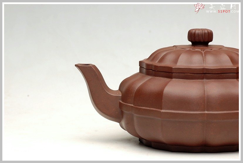 紫砂壶图片：求道之菱韵莲花 - 美壶网