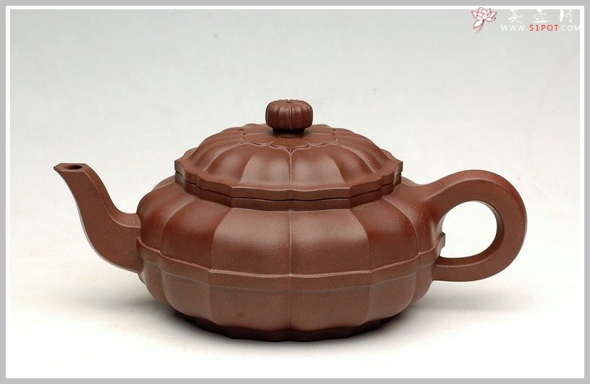 紫砂壶图片：求道之菱韵莲花 - 美壶网