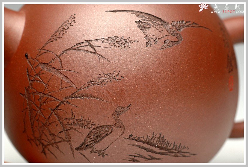 紫砂壶图片：春江水暖鸭先知      巨轮珠 - 美壶网