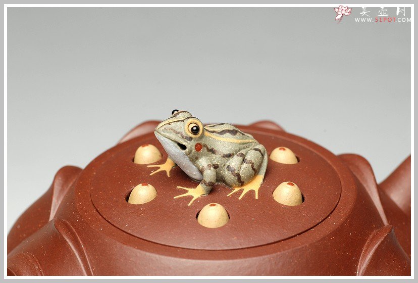 紫砂壶图片：紫泥莲子套壶 - 美壶网