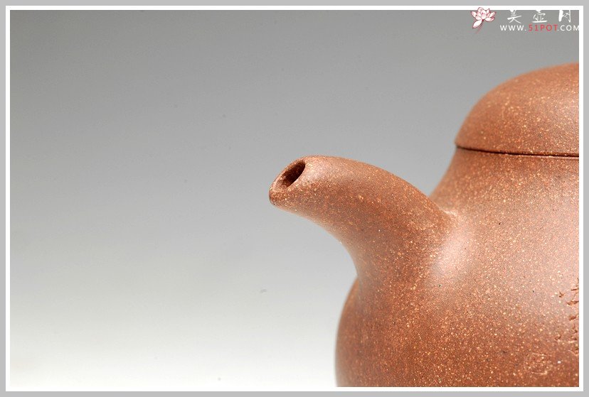 紫砂壶图片：经典之作 风雅俊秀 全手茄段 - 美壶网