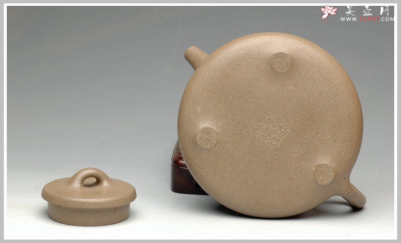 紫砂壶图片：实力精品 许国卫老师作品 子冶石瓢 - 美壶网