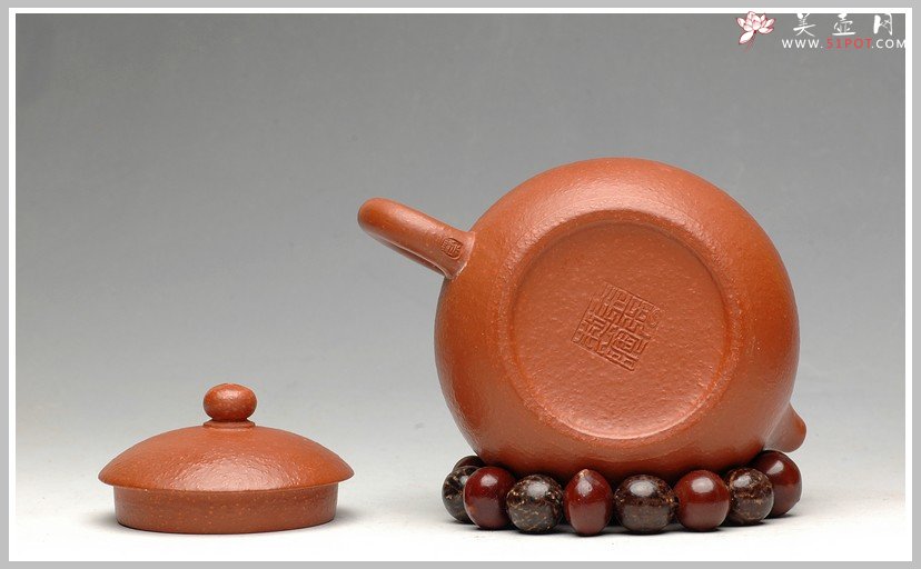 紫砂壶图片：朱泥调砂 西施 - 美壶网