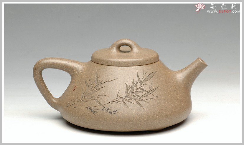 紫砂壶图片：实力精品 许国卫老师作品 子冶石瓢 - 美壶网