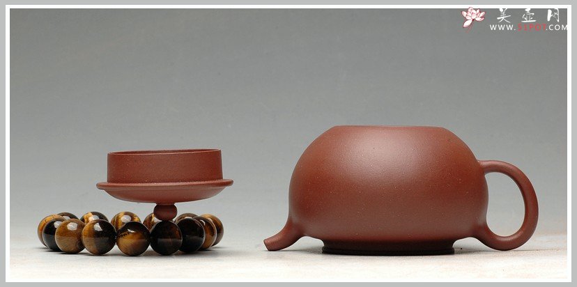 紫砂壶图片：饱满中见秀气 薄胎精品 全手掇只 - 美壶网