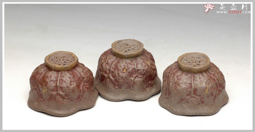 紫砂壶图片：刘景 青灰泥 莲心杯 - 美壶网