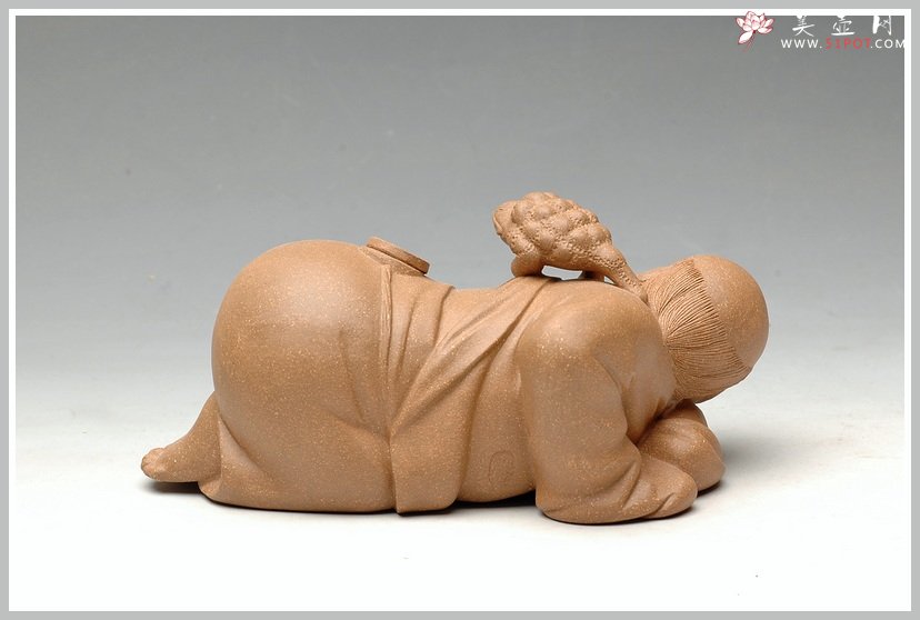 紫砂壶图片：优质段泥漂亮 前途无量 送礼佳品 - 美壶网