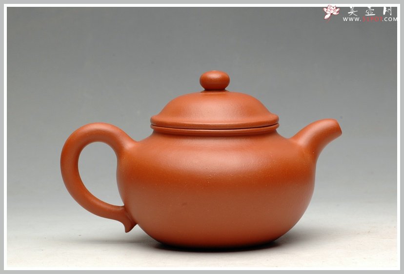 紫砂壶图片：丰盈可人 古朴静雅   全手矮莲 - 美壶网