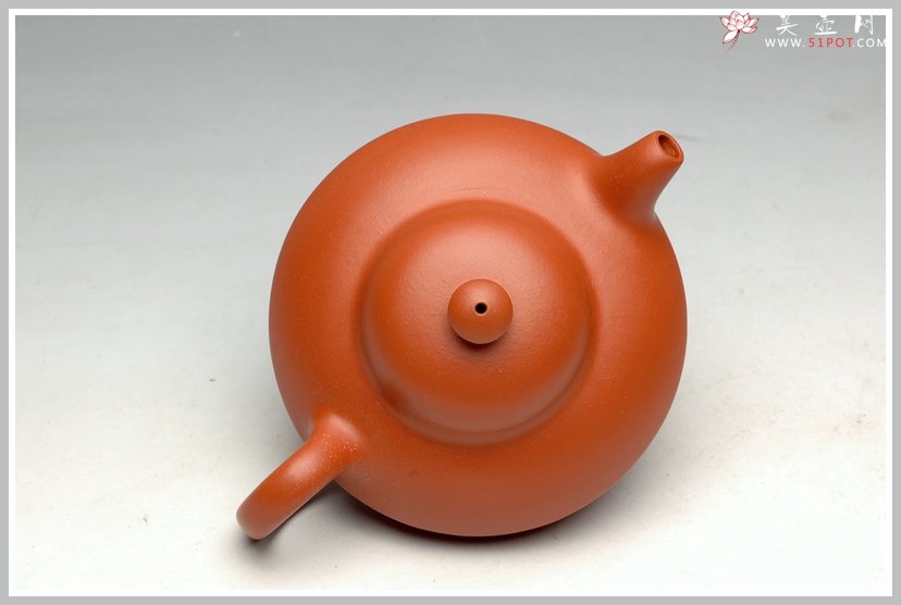 紫砂壶图片：翘嘴可爱 单片折肩 实力体现 全手朱泥小合欢 - 美壶网