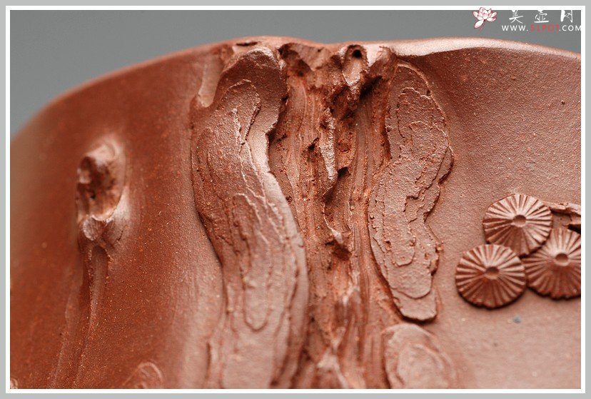 紫砂壶图片：花器实力派 辛卯年作品 精品松桩 细品 - 美壶网