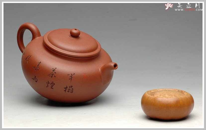 紫砂壶图片：温润如玉 阴阳顿挫 全手儒君 - 美壶网