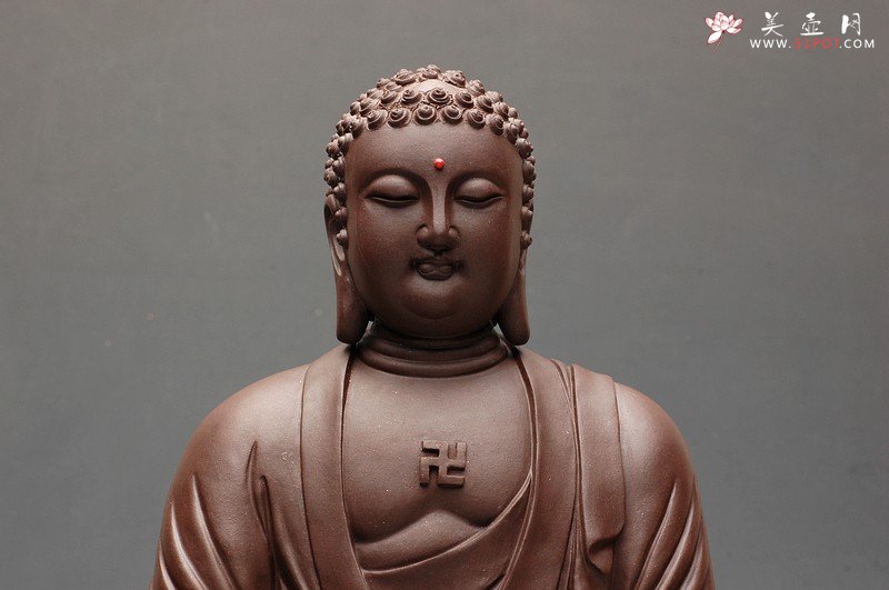 紫砂壶图片：法相庄严 坐佛 - 美壶网