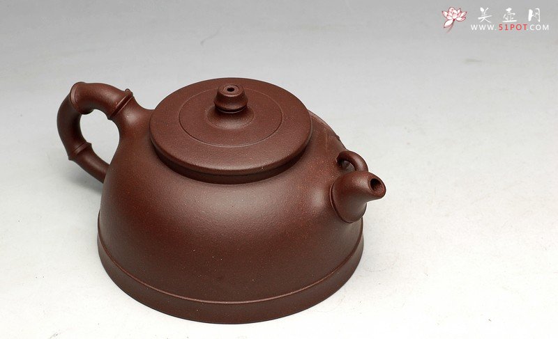 紫砂壶图片：沉稳 实用花货 新品刚竹 居不可无竹 - 美壶网