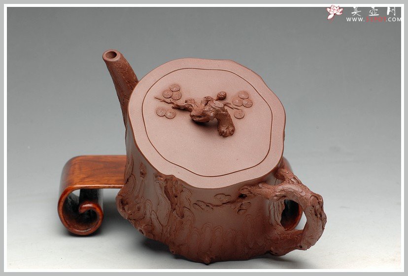 紫砂壶图片：花器实力派 辛卯年作品 精品松桩 细品 - 美壶网